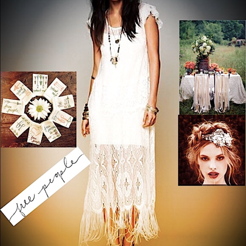 Free People Ivory (Off White) Lace Dress - Picture 4 of 15